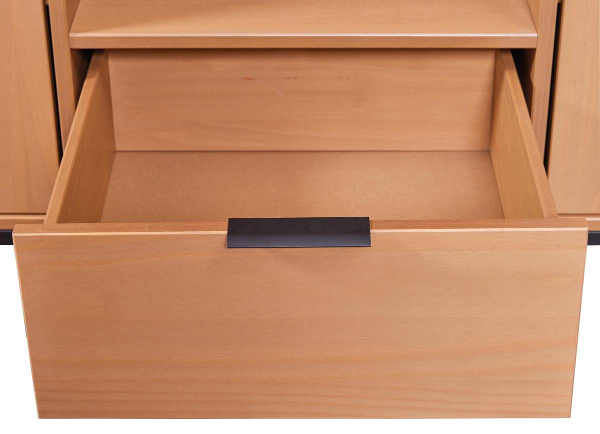 NORDIC LIVING COLLECTION Vivo TV-bord, m. 2 låger, 1 skuffe, 2 hylder, produktbillede 4 af 8, TV-borde hos HomeNordic