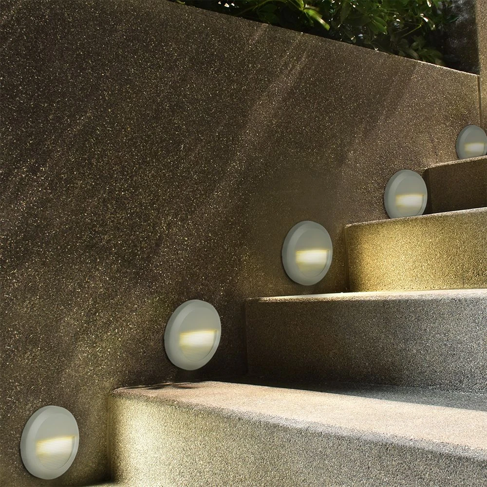 2W Ø15cm LED bedlampe / trappelys, Andre varer hos HomeNordic