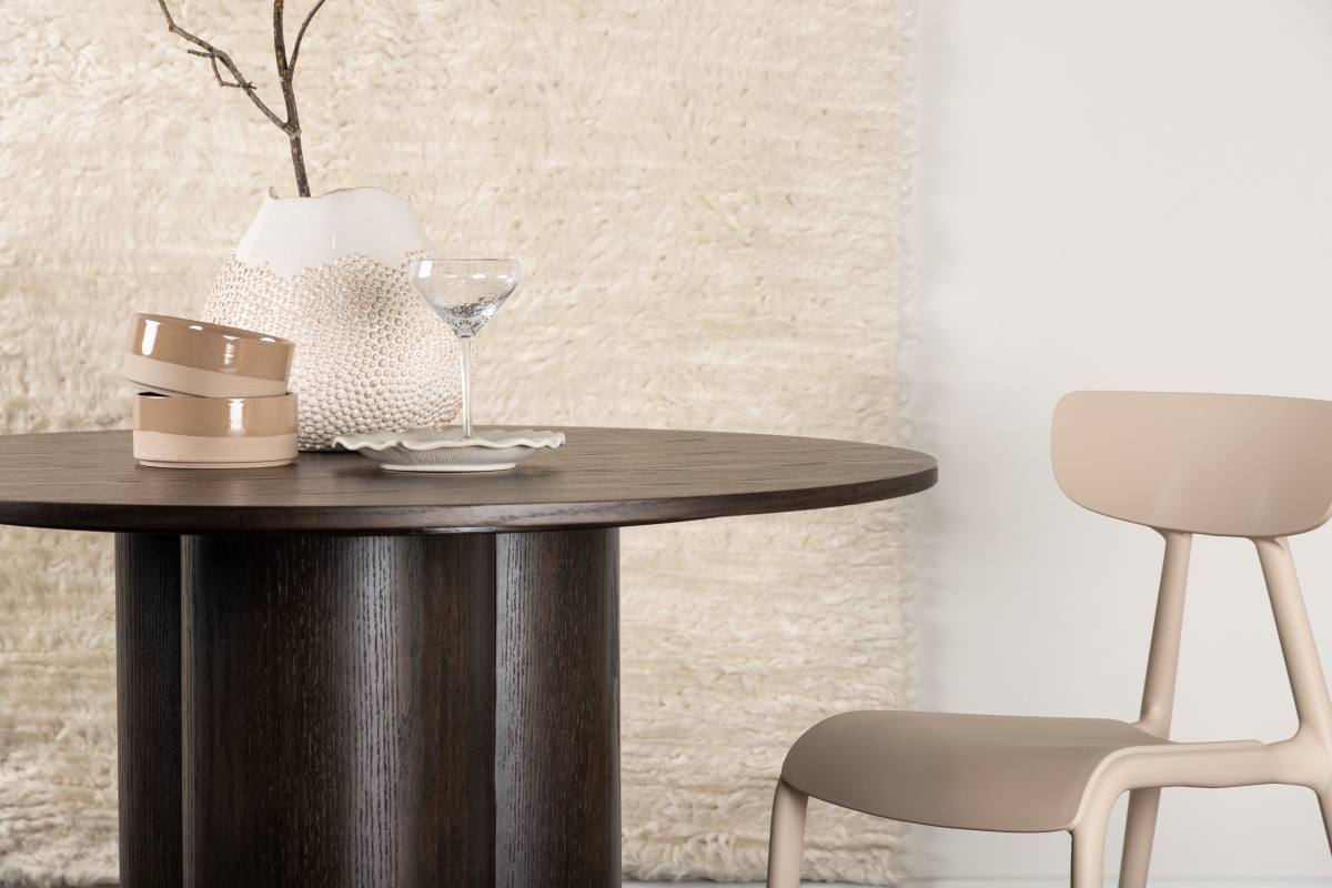 VENTURE DESIGN Olivia spisebord, rund, produktbillede 7 af 8, Spiseborde hos HomeNordic