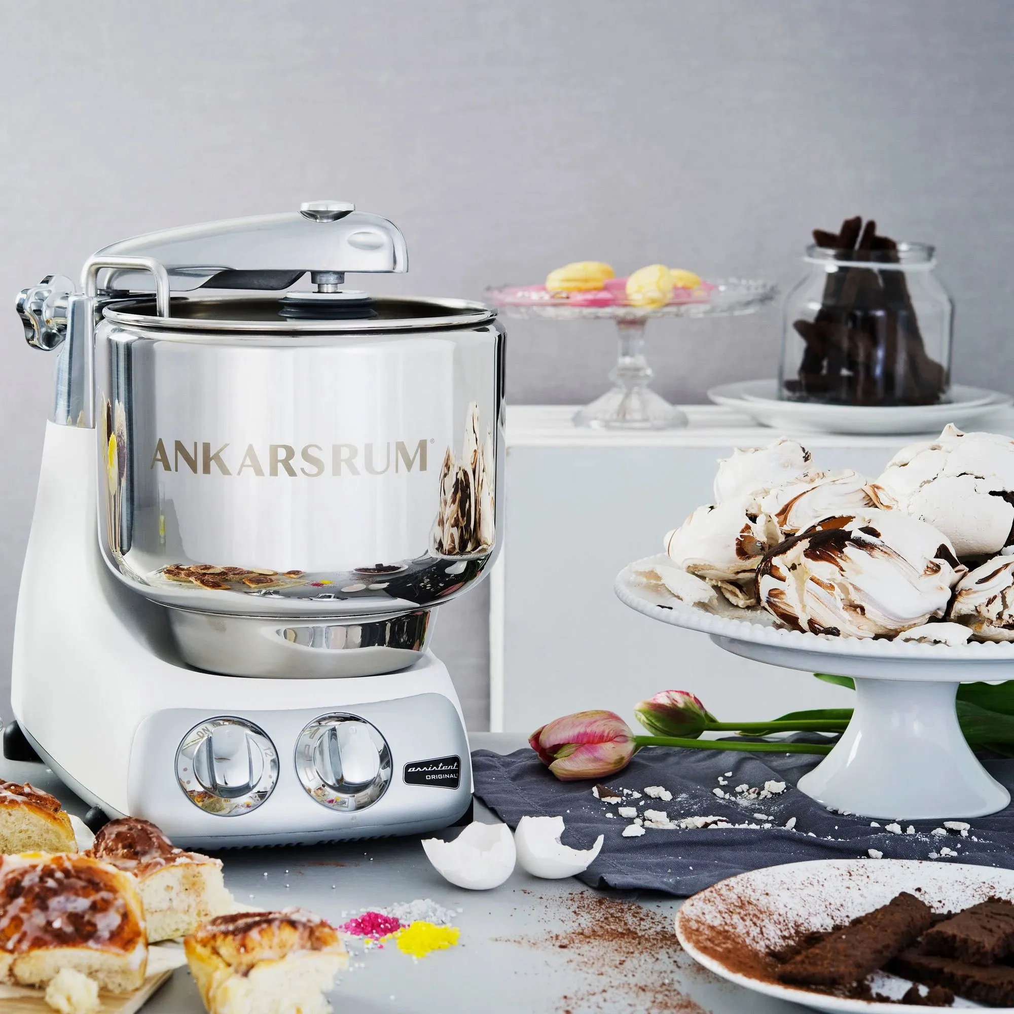 AKM 6230 Go Green røremaskine, glossy hvid, produktbillede 3 af 3, Røremaskiner hos HomeNordic