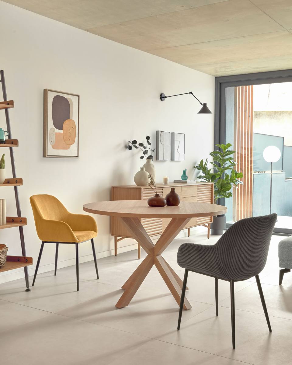 KAVE HOME Fuld Argo spisebord, rund, produktbillede 4 af 4, Spiseborde hos HomeNordic