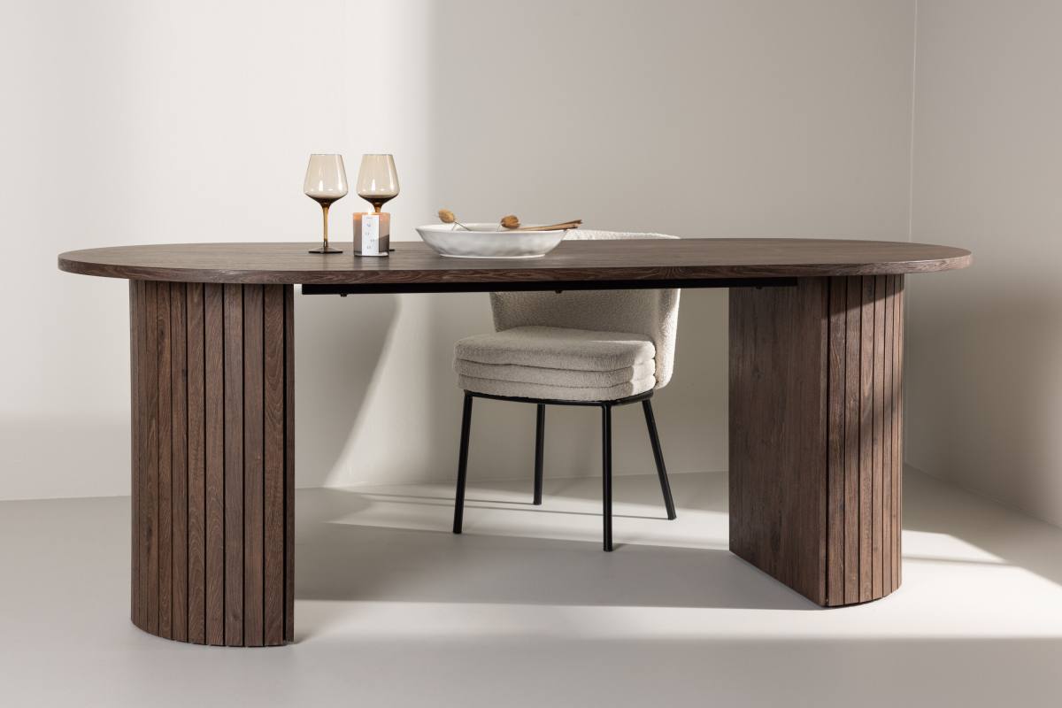 VENTURE DESIGN Härön spisebord, oval, produktbillede 16 af 16, Spiseborde hos HomeNordic