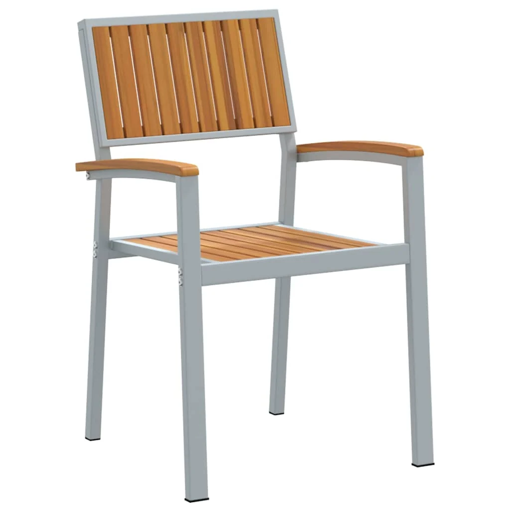 Staplestol 56 X 57 X 87 Cm Massivt Akacietræ, produktbillede 4 af 12, Havestole i akacietræ hos HomeNordic