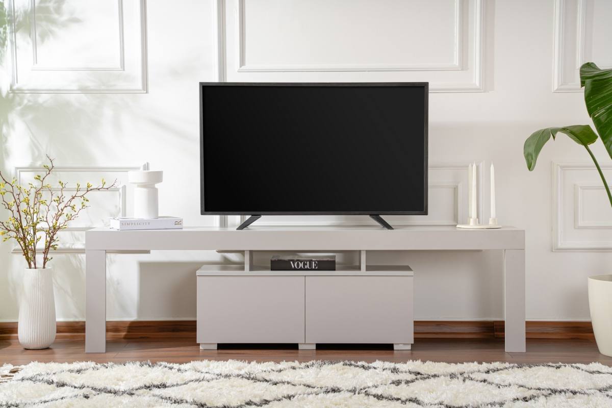 NORDVÄRK Enclave TV-bord, m. 2 låger og 3 åbne rum, produktbillede 3 af 7, TV-borde hos HomeNordic