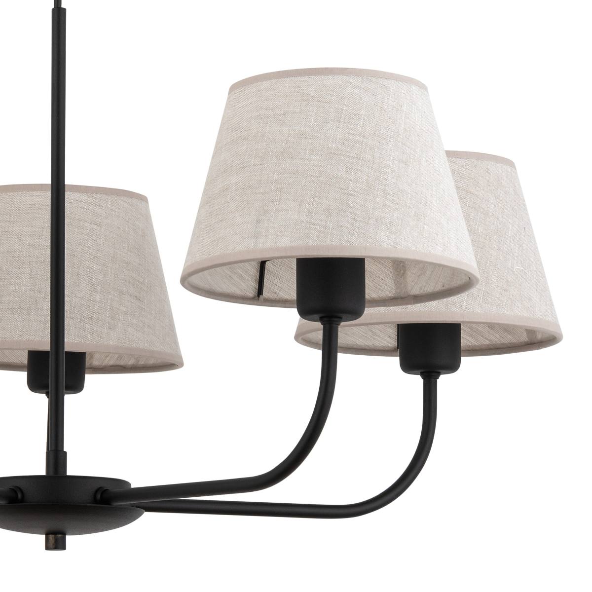 TK Chicago loftlampe, m. 5 skærme, produktbillede 8 af 15, Loftlamper hos HomeNordic
