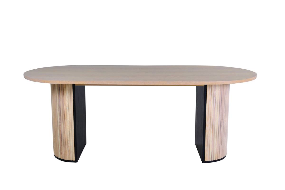 VENTURE DESIGN Bianca spisebord, oval, Spiseborde hos HomeNordic