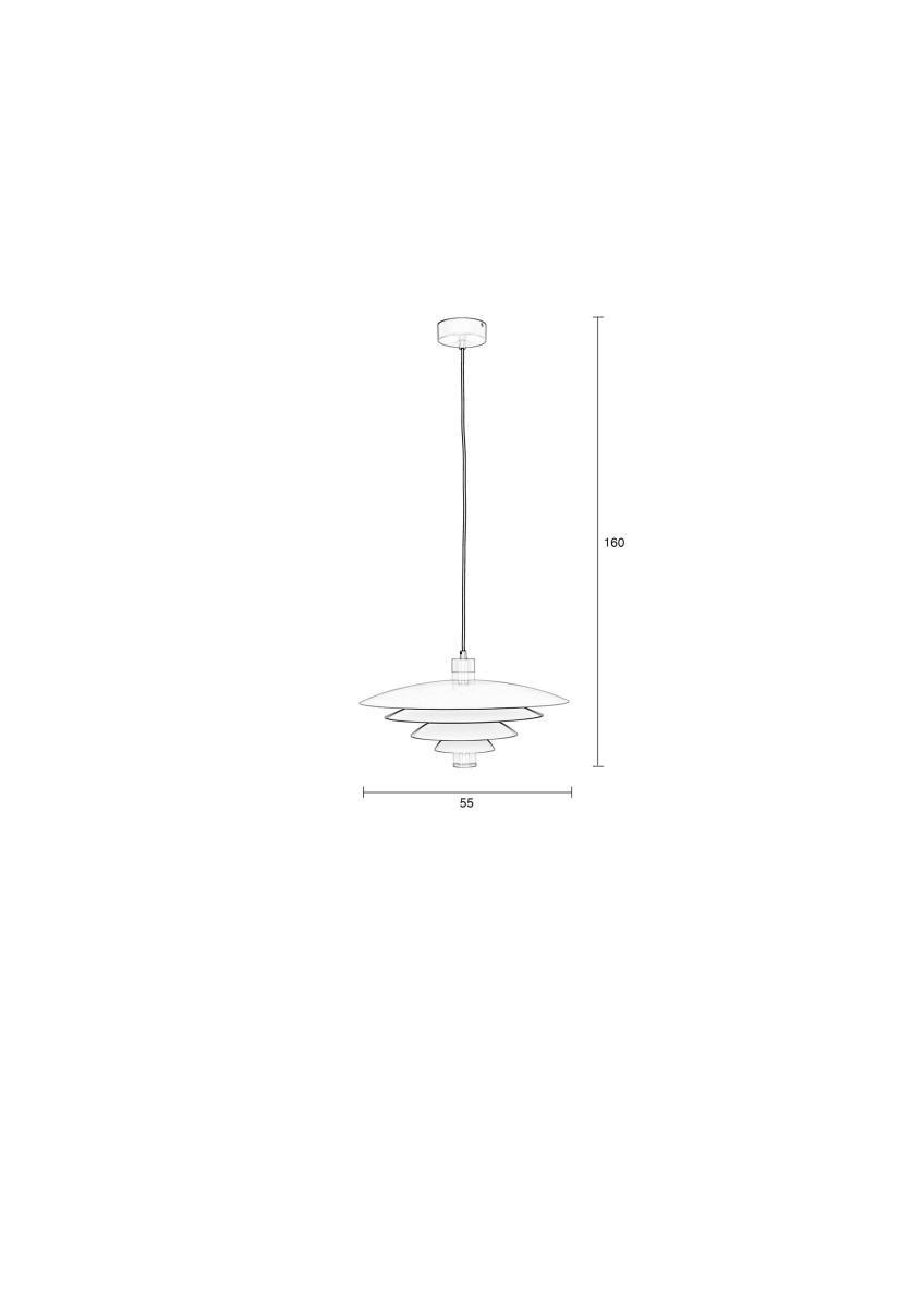 ZUIVER Cole loftlampe, produktbillede 2 af 8, Loftlamper hos HomeNordic