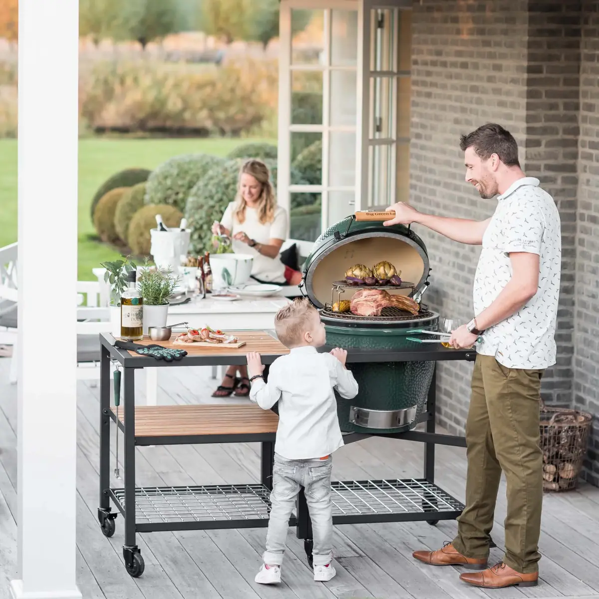 EGG Komplet Grillsæt XL, produktbillede 2 af 9, Kulgrill hos HomeNordic
