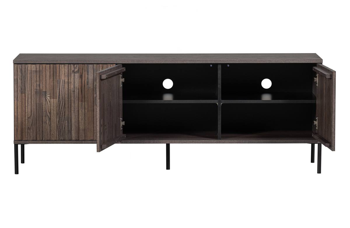 WOOOD EXCLUSIVE New Gravure TV-bord, m. 3 push to open låger, produktbillede 3 af 7, TV-borde hos HomeNordic