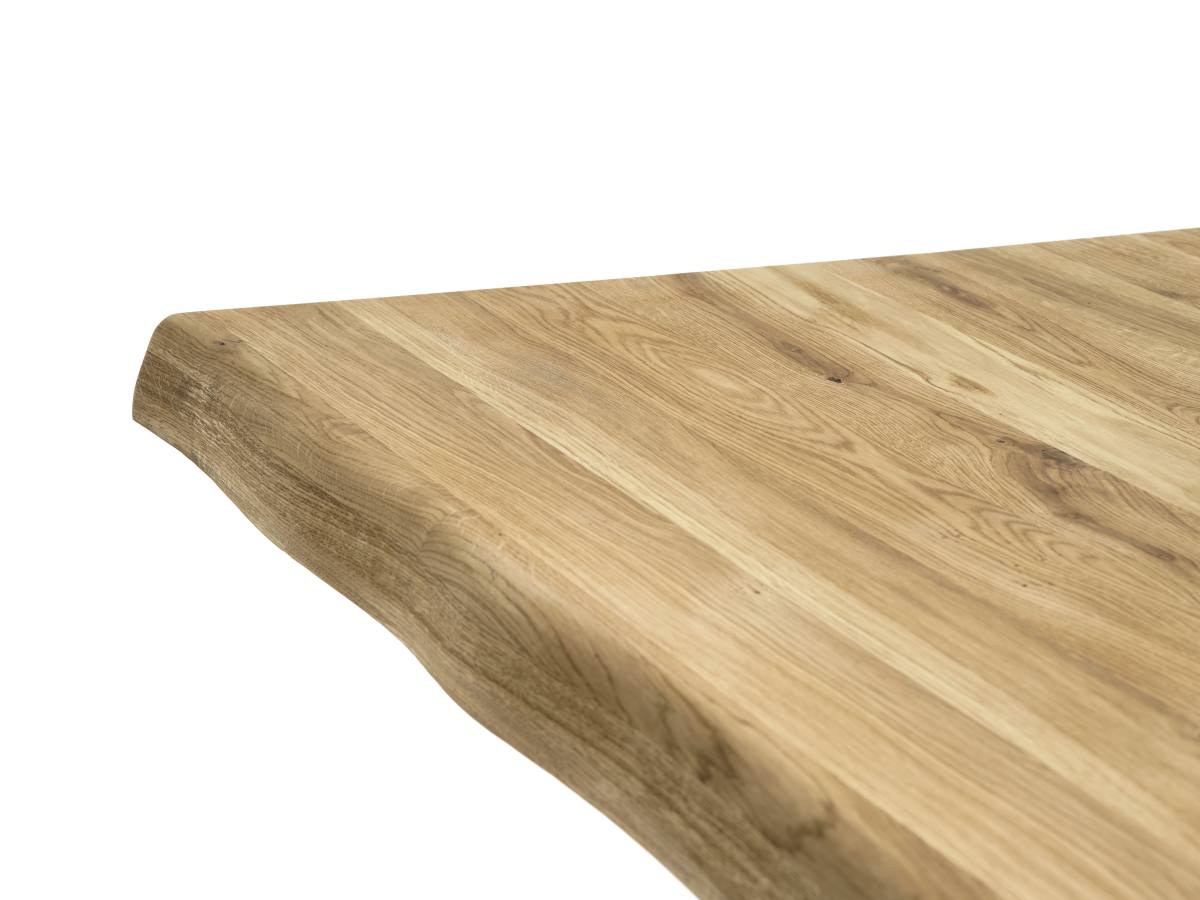 Atlantic spisebord med bølget kant 60 mm, m. udtræk, produktbillede 5 af 6, Spiseborde hos HomeNordic