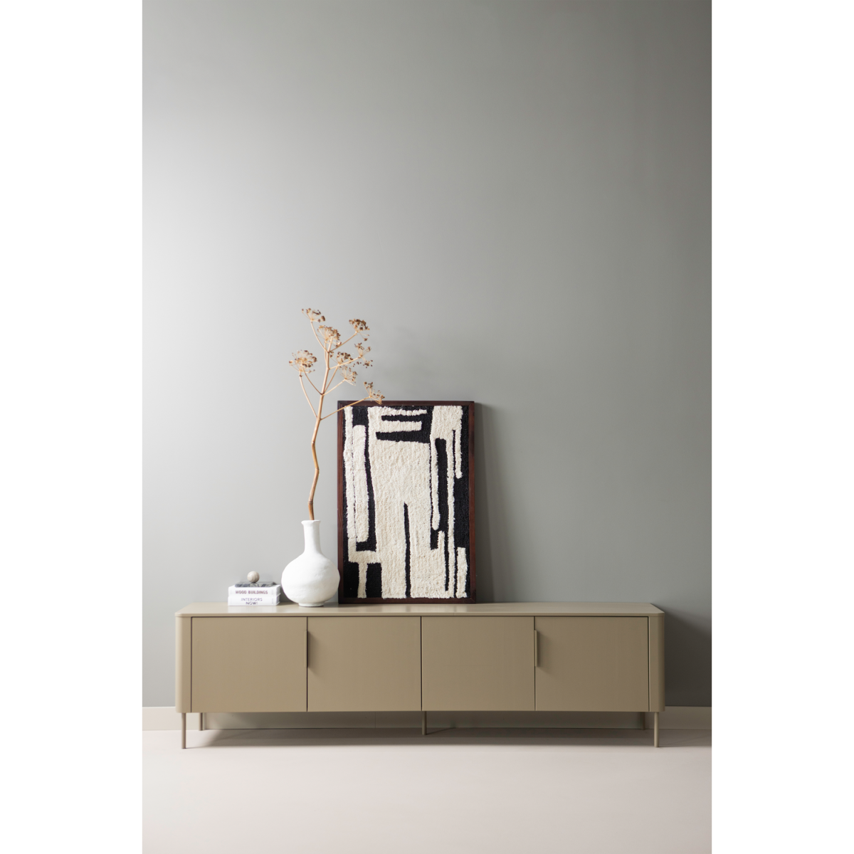 WOOOD Gunnar TV-bord, m. 4 låger og 2 hylder, produktbillede 10 af 11, TV-borde hos HomeNordic