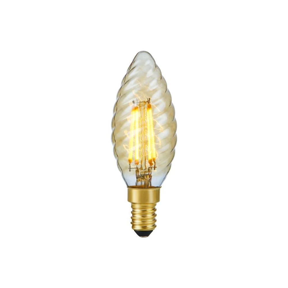 E14 4W dæmpbar LED snoet kertepære, Glas hos HomeNordic