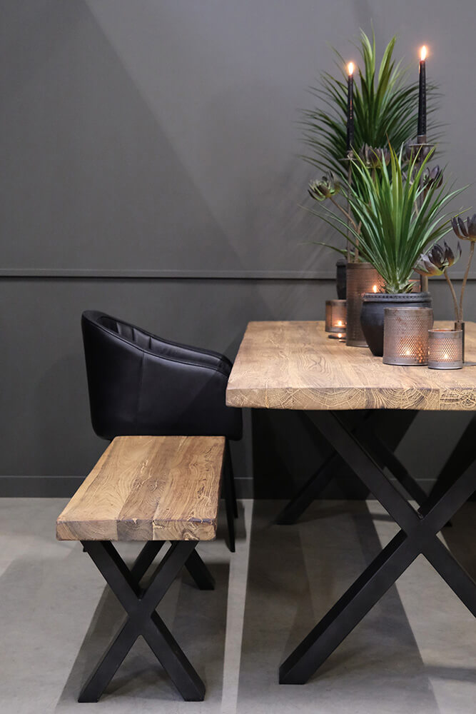 TRADEMARK LIVING ROSS SPISEBORD TRÆ NATUR, produktbillede 2 af 4, Spiseborde hos HomeNordic