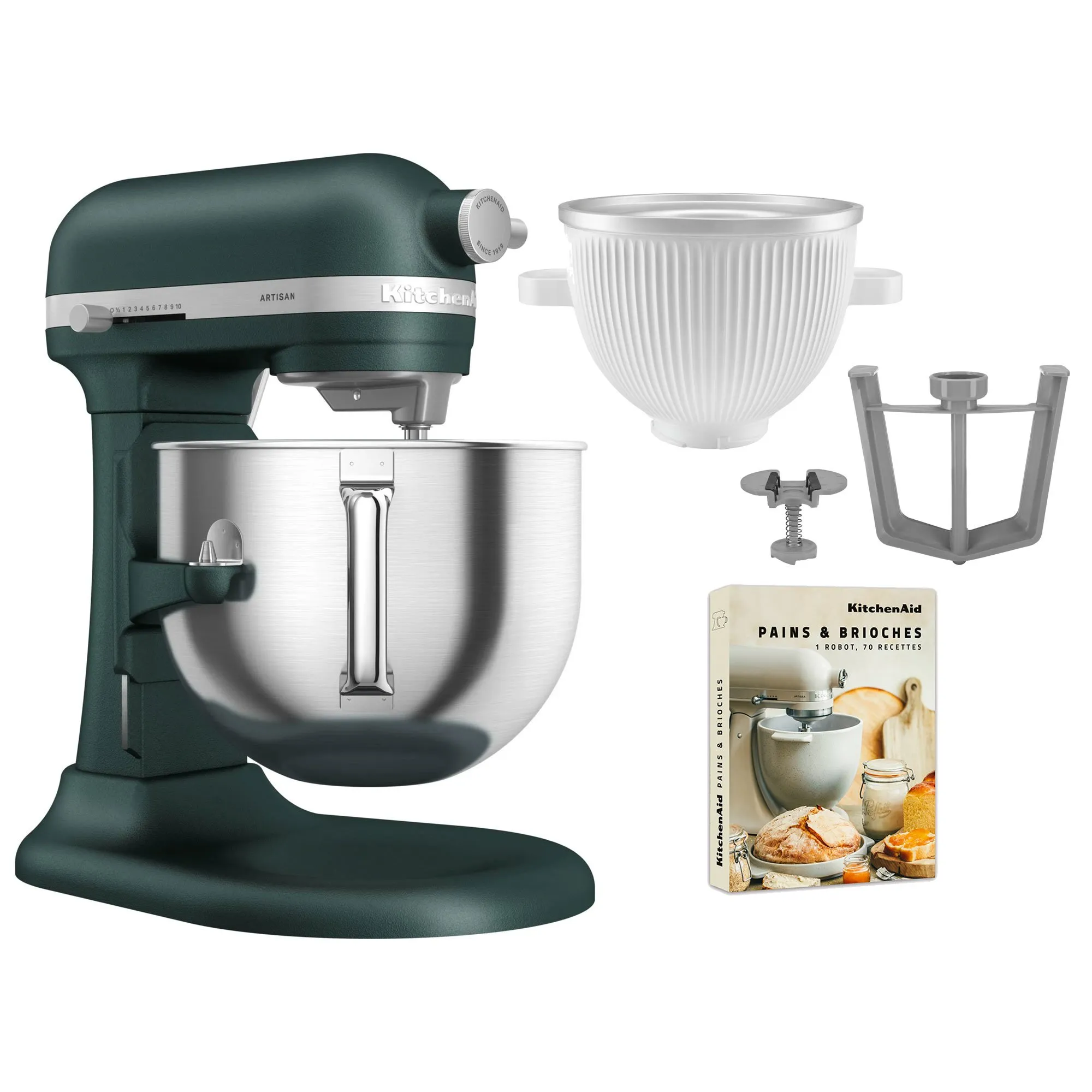 Artisan 5KSM70SHXE køkkenmaskine 6,6 liter + 5KSMICM Ice Cream Maker, produktbillede 7 af 24, Røremaskiner hos HomeNordic