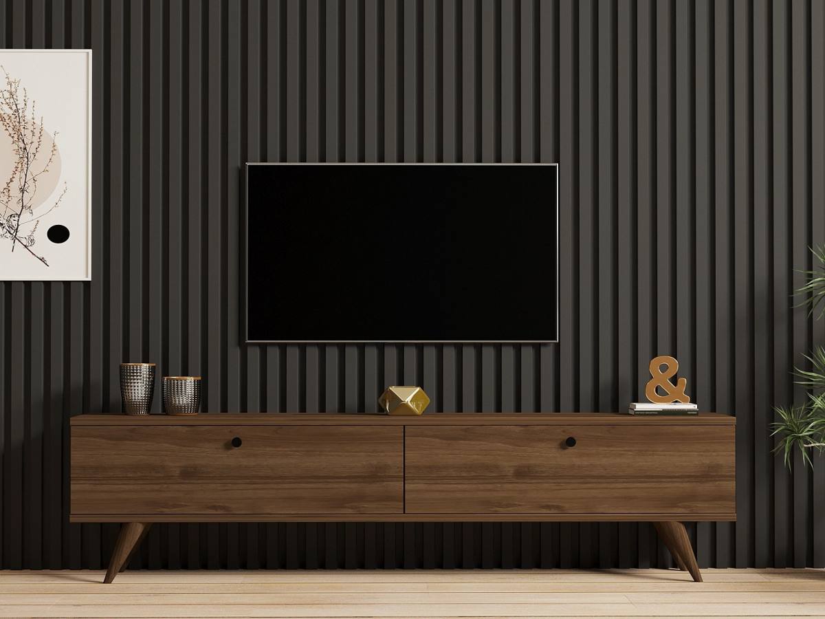 NORDVÄRK Paris TV-bord, m. 2 låger, produktbillede 4 af 6, TV-borde hos HomeNordic