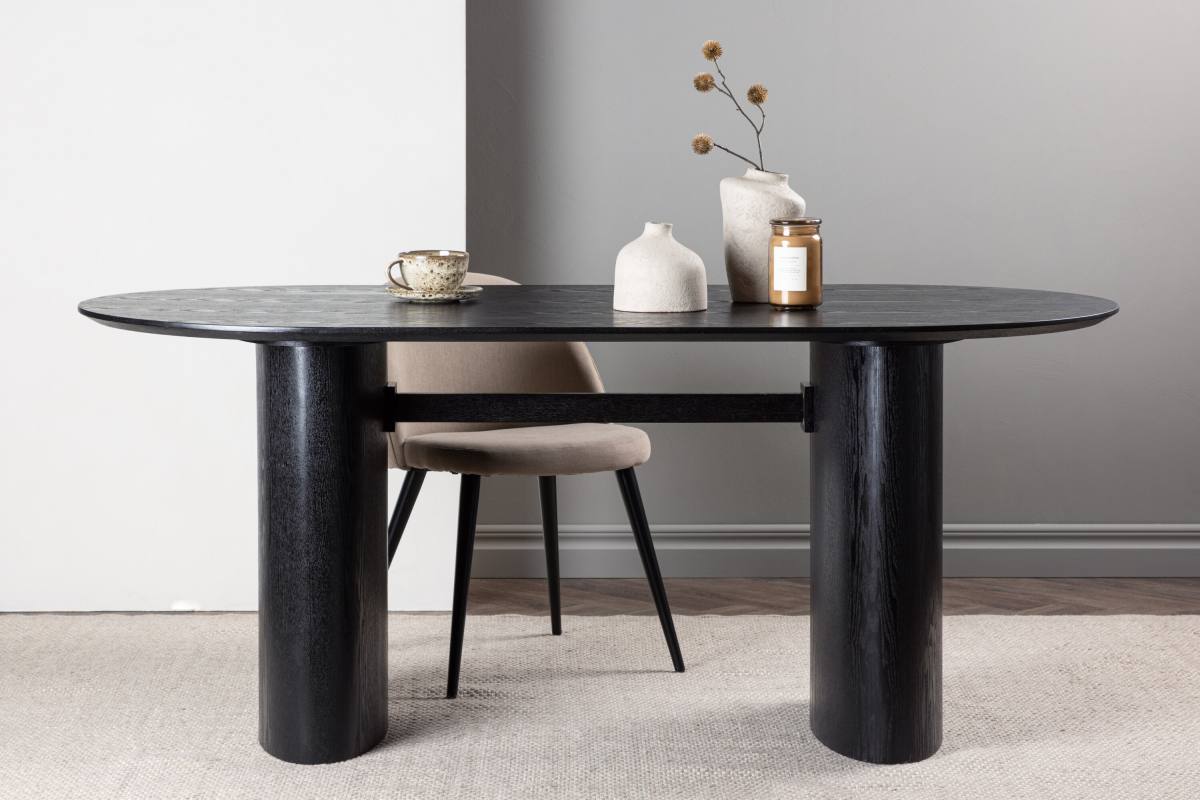 VENTURE DESIGN Isolde spisebord, oval, produktbillede 16 af 16, Spiseborde hos HomeNordic