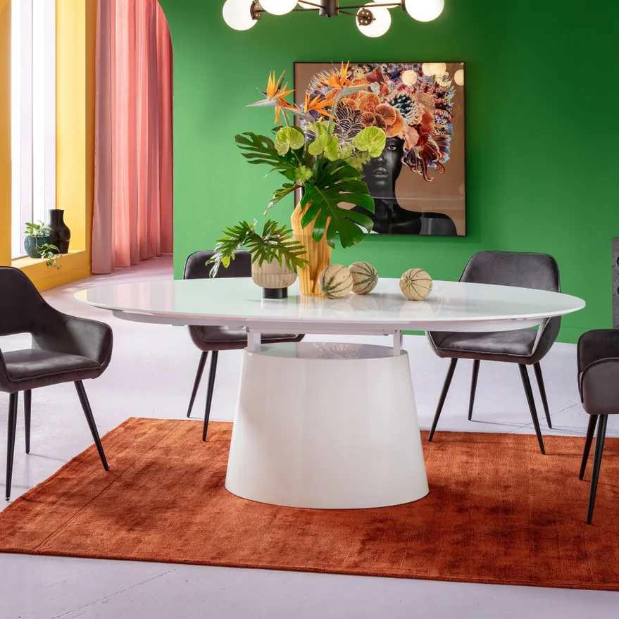 KARE DESIGN Extension Benvenuto ovalt spisebord, produktbillede 7 af 10, Spiseborde hos HomeNordic