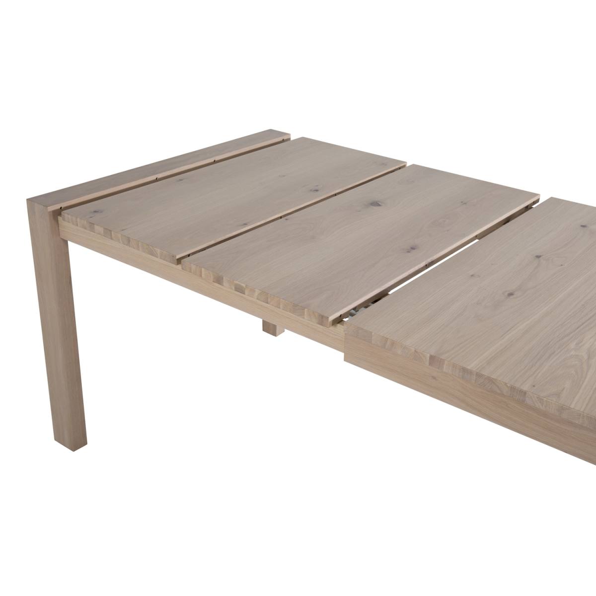 VENTURE DESIGN Slider spisebord, m. 2 tillægsplader, produktbillede 5 af 9, Spiseborde hos HomeNordic