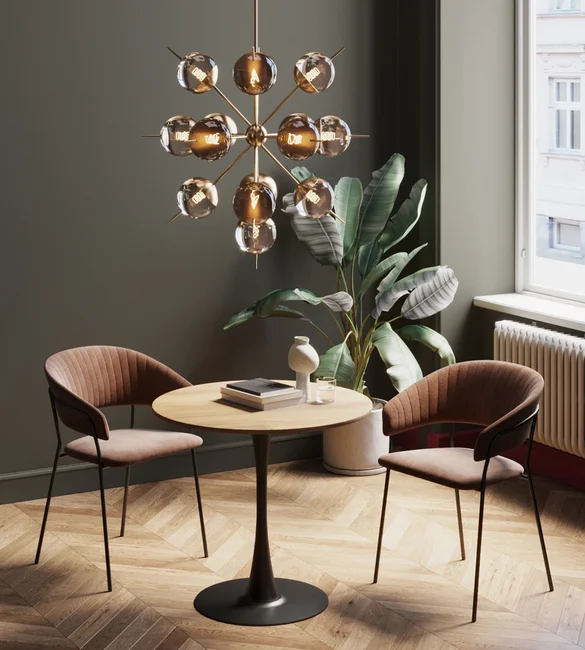 KARE DESIGN Schickeria spisebord, rund, produktbillede 2 af 3, Spiseborde hos HomeNordic
