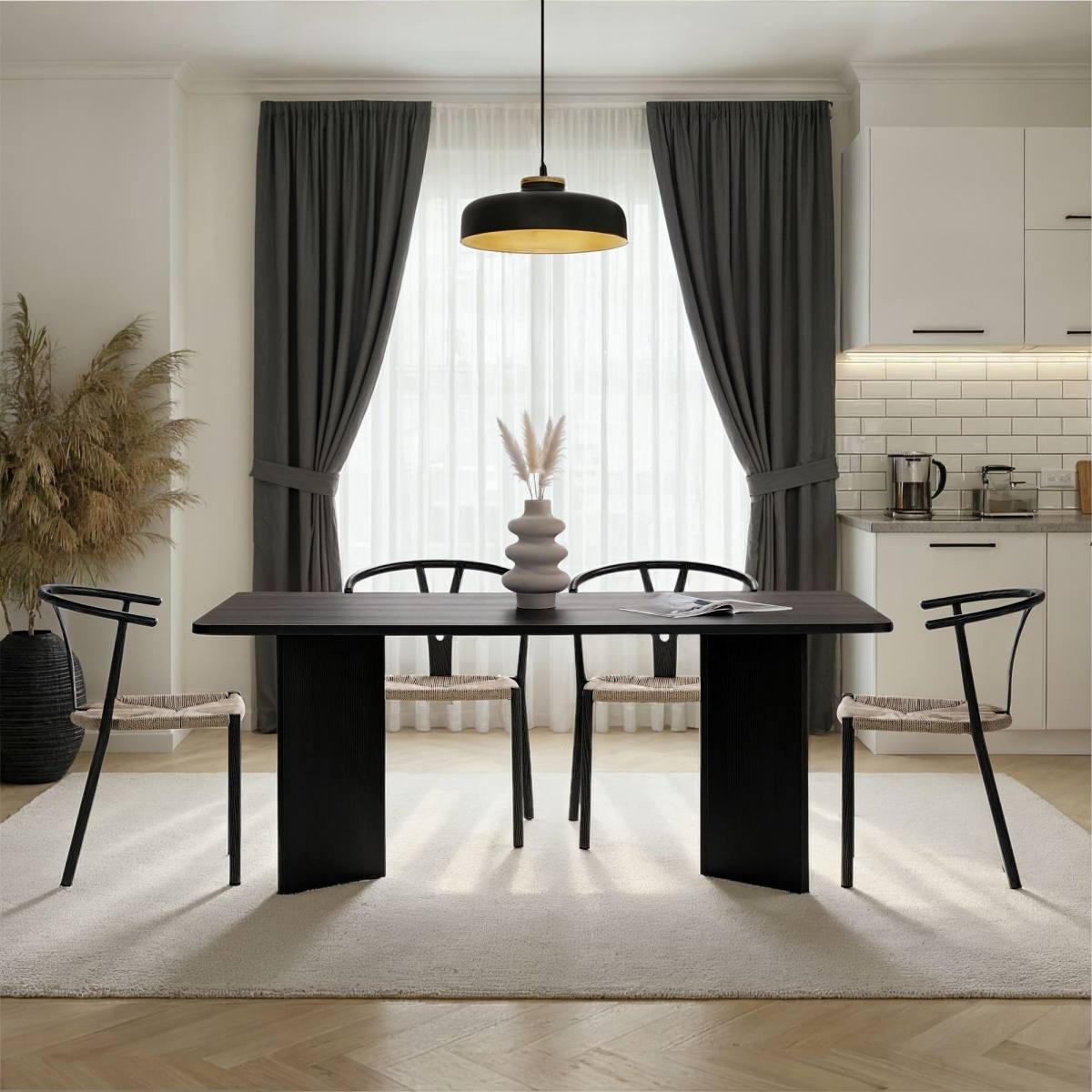 NORDVÄRK Linza spisebord, rektangulær, produktbillede 11 af 11, Spiseborde hos HomeNordic