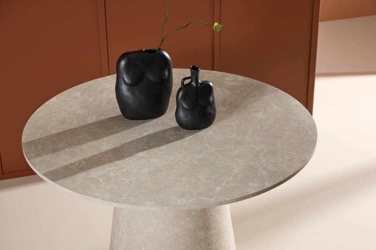 VENTURE DESIGN Lanzo spisebord, rund, produktbillede 14 af 16, Spiseborde hos HomeNordic