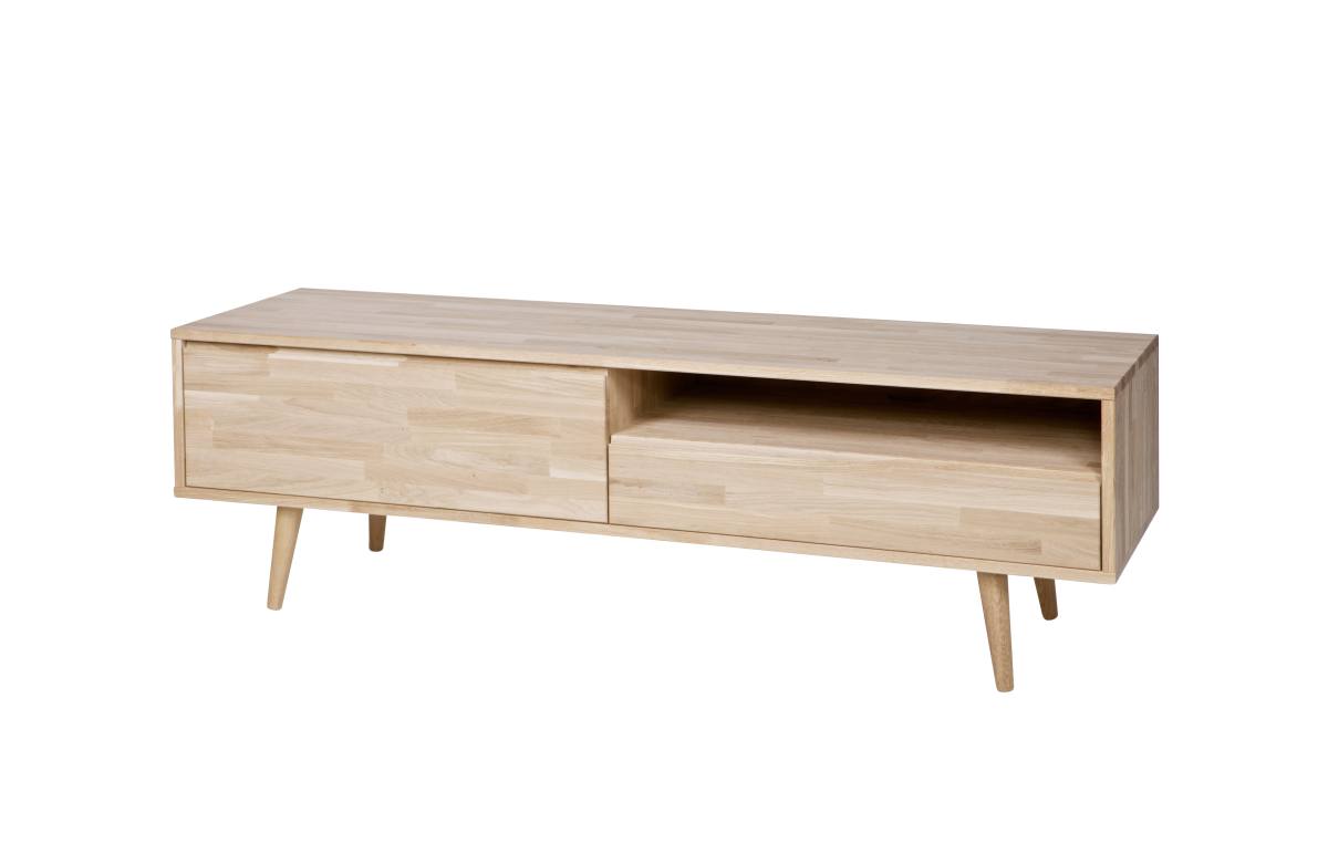 WOOOD Tygo TV-bord, m. 1 rum, 1 skuffe og 1 låge, produktbillede 2 af 8, TV-borde hos HomeNordic