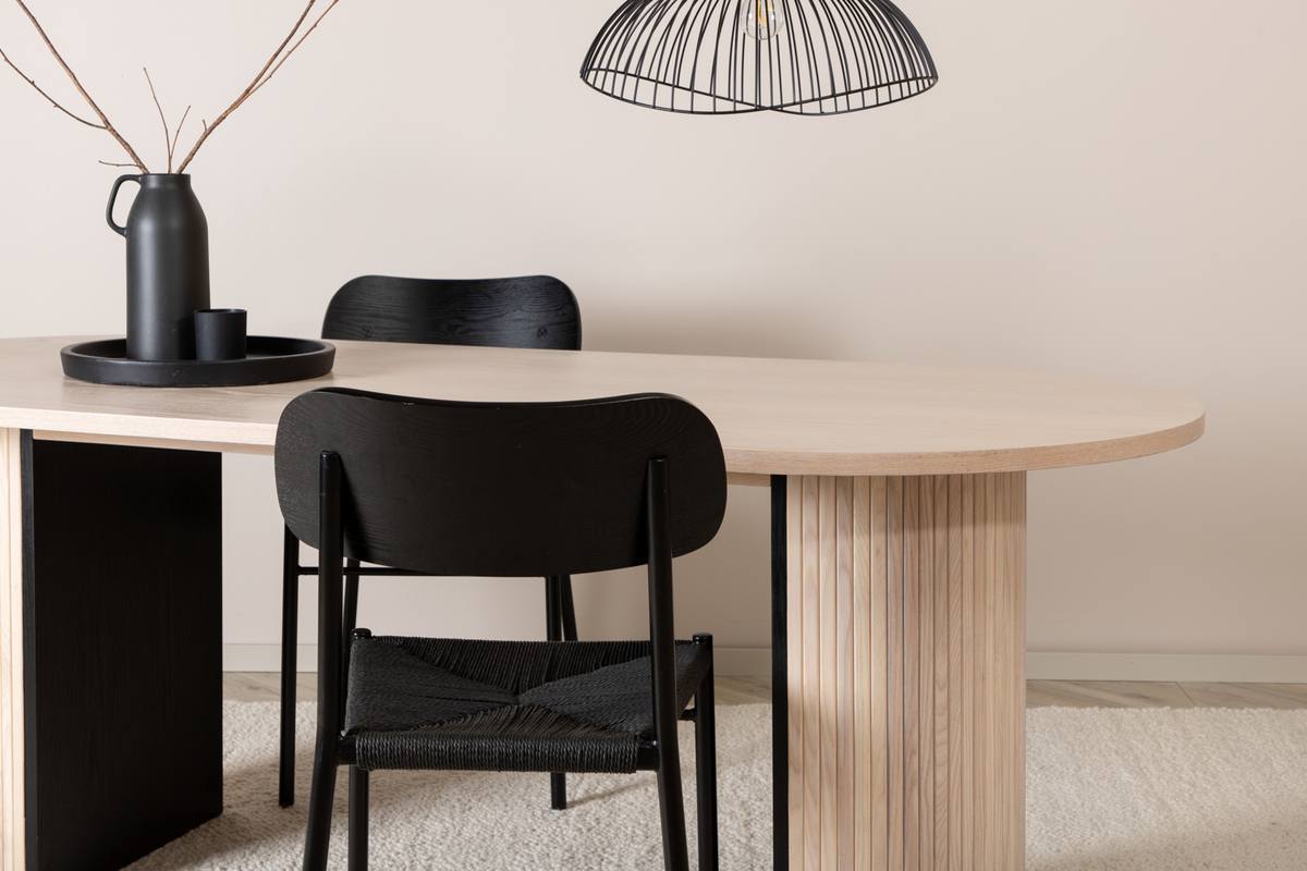 VENTURE DESIGN Bianca spisebord, oval, produktbillede 11 af 12, Spiseborde hos HomeNordic