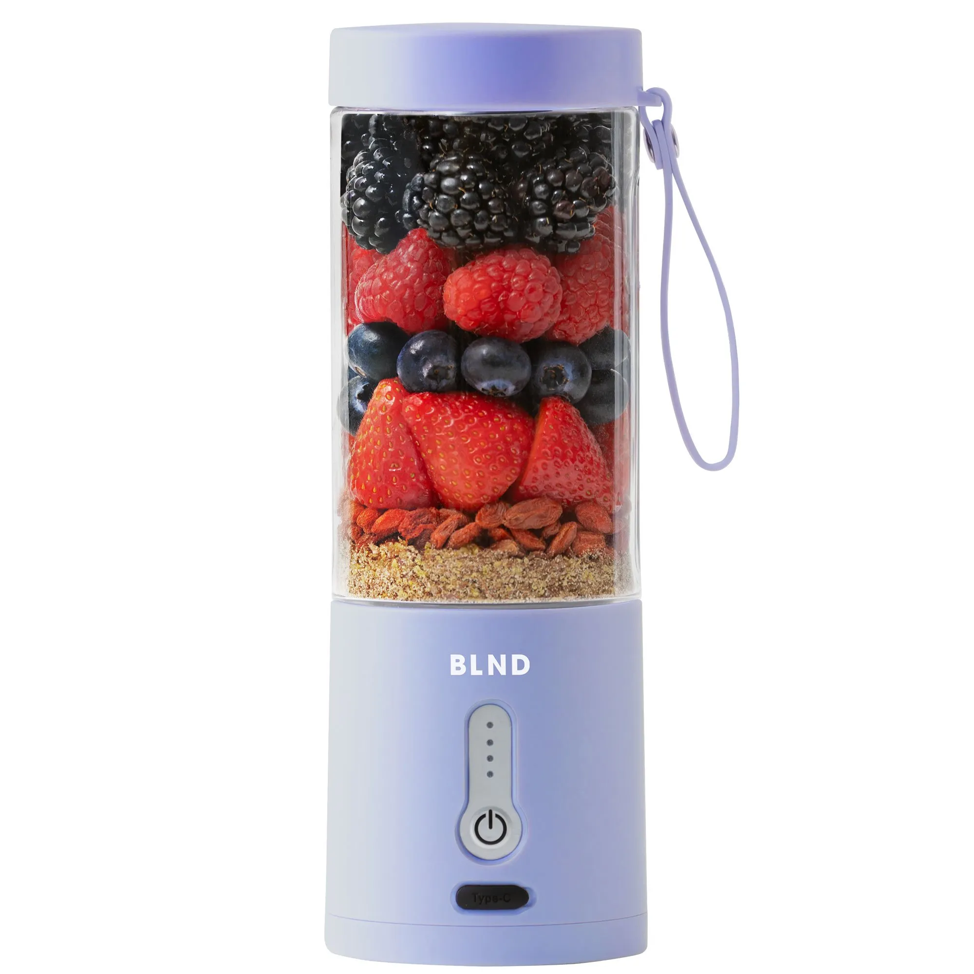 Portabel blender, blå, produktbillede 2 af 5, Blendere hos HomeNordic