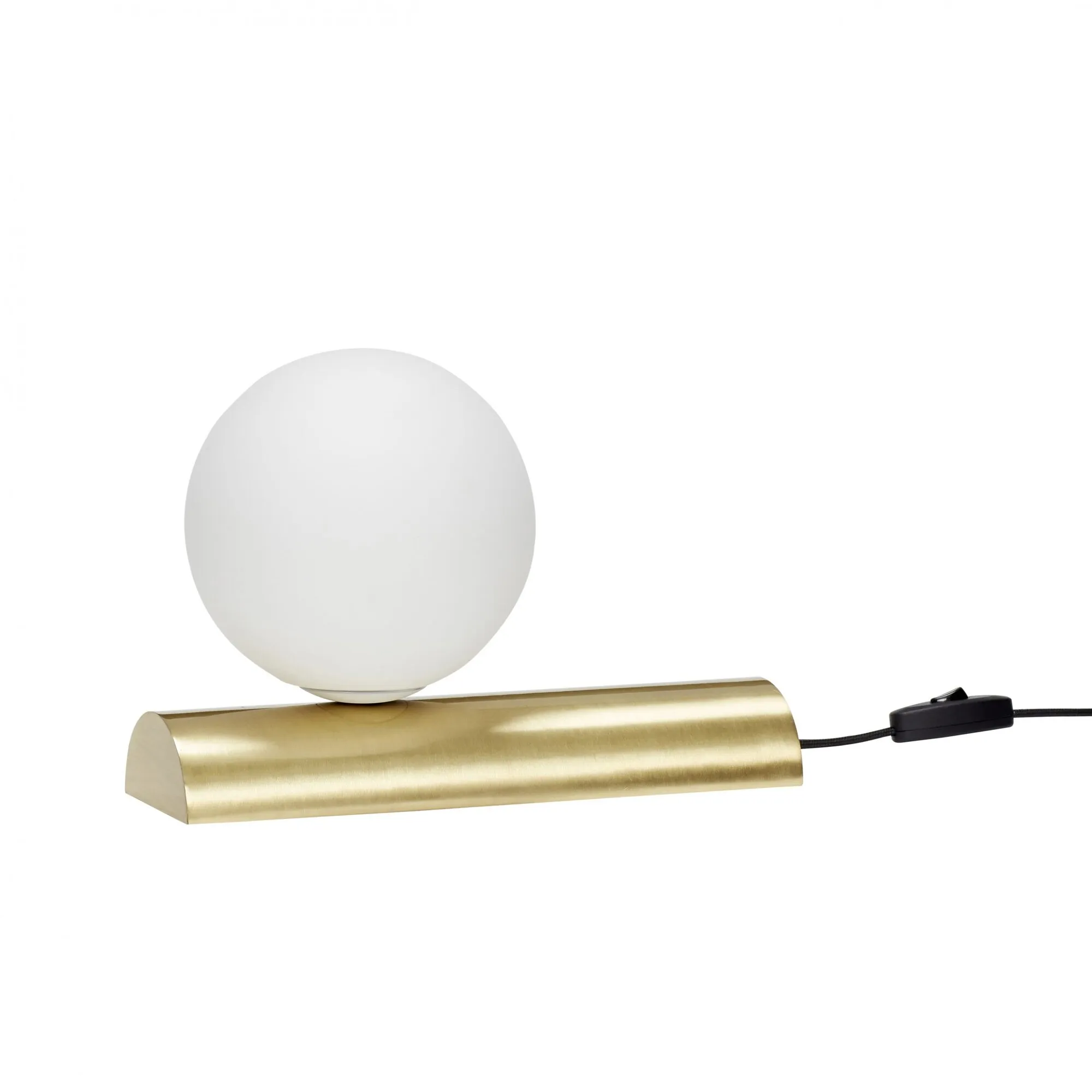 Balance - Bordlampe, i Messing/Opal Messing,Glas,Metal, Bordlamper hos HomeNordic