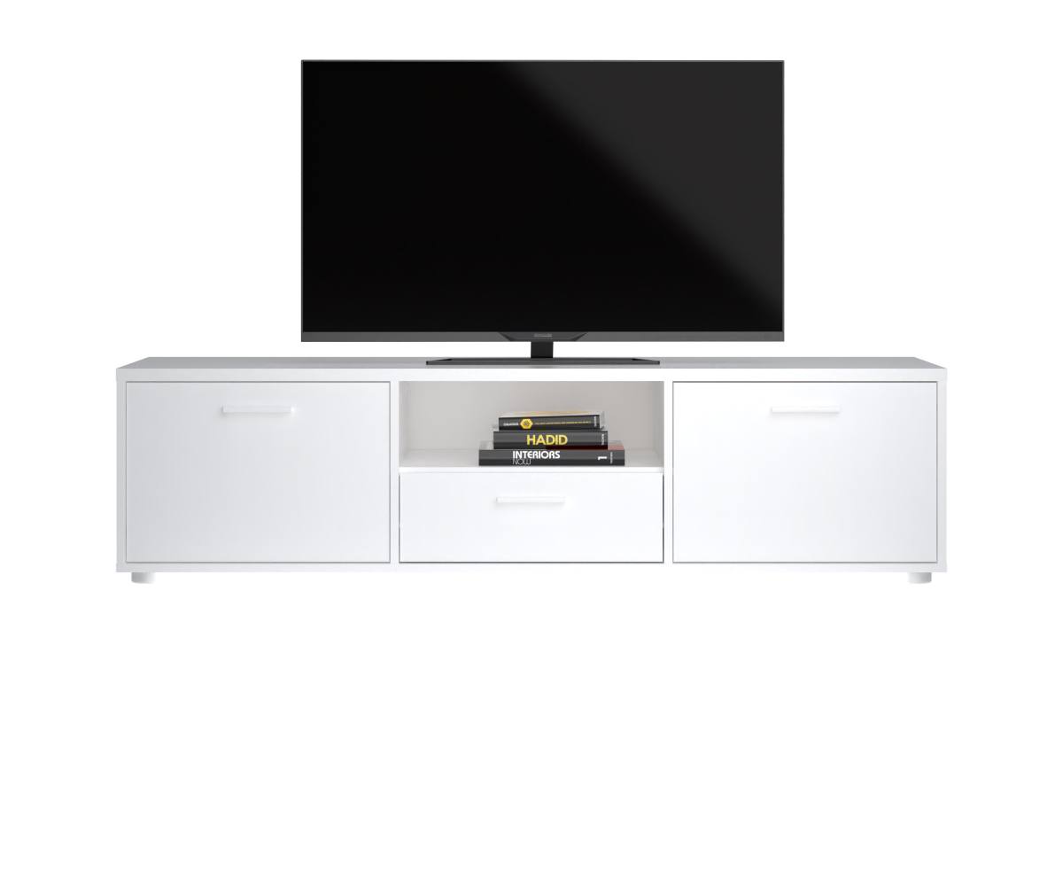 TVILUM Media TV-bord, m. 2 låger og 1 skuffe, TV-borde hos HomeNordic