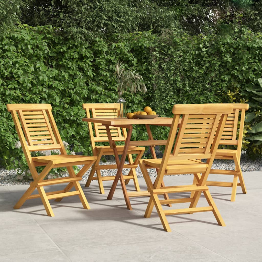 Havestole 56x63x90 Cm Foldbare Massivt Teaktræ, produktbillede 8 af 12, Havestole i teaktræ hos HomeNordic