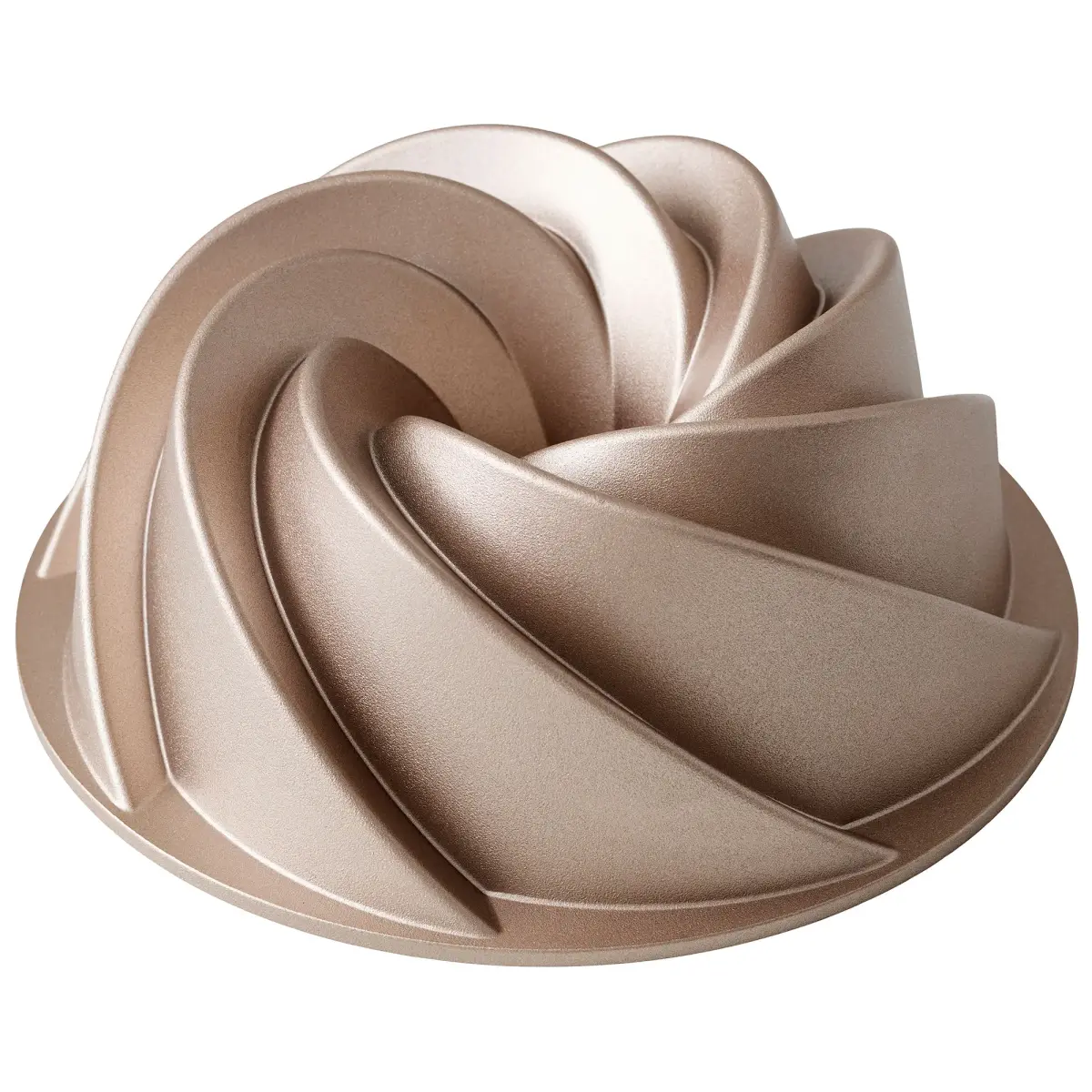 Blomsterbergs Swirl kageform 24 cm, rosaguld, Kageforme hos HomeNordic