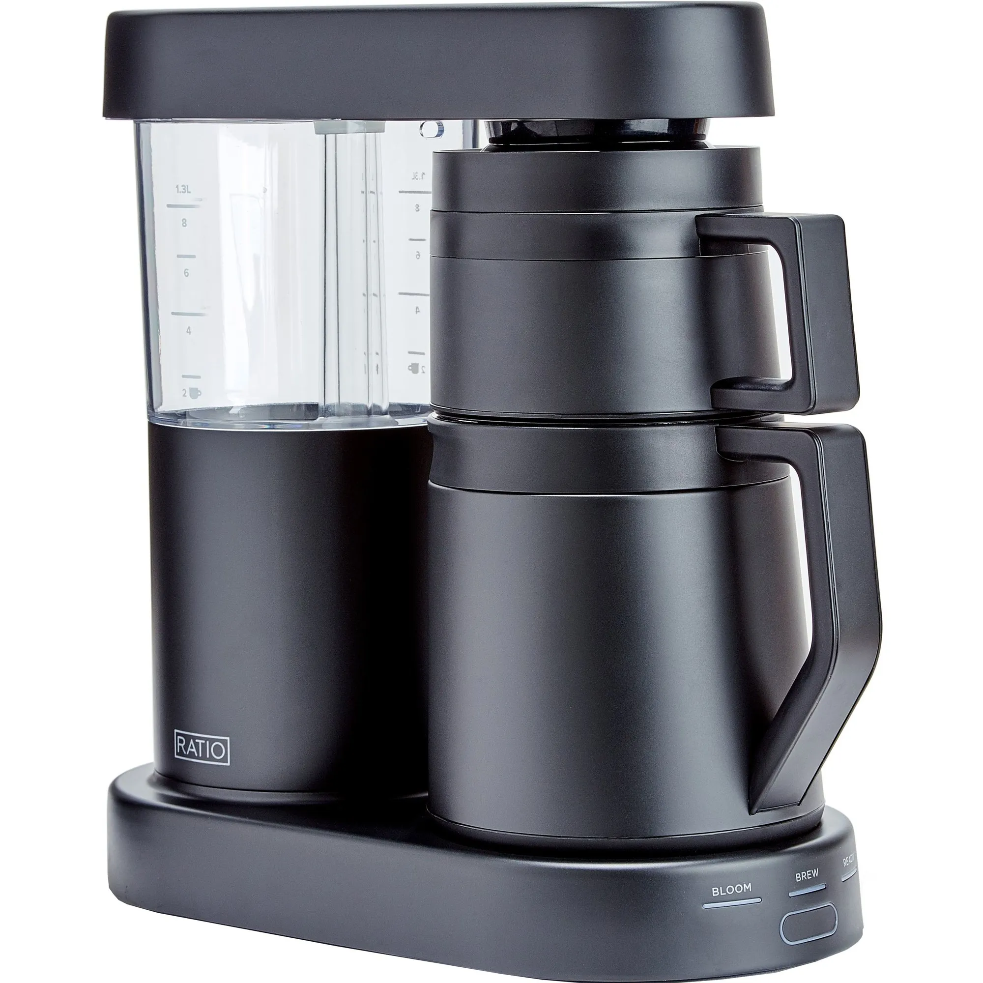 Six kaffemaskine 1,25 liter, mat sort, Kaffemaskiner hos HomeNordic