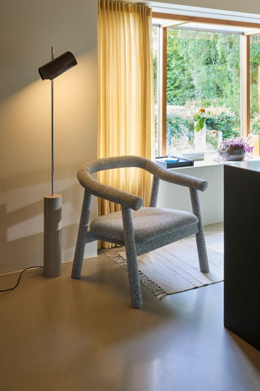 HÜBSCH REFLECTOR GULVLAMPE BRUN, produktbillede 2 af 3, Gulvlamper hos HomeNordic