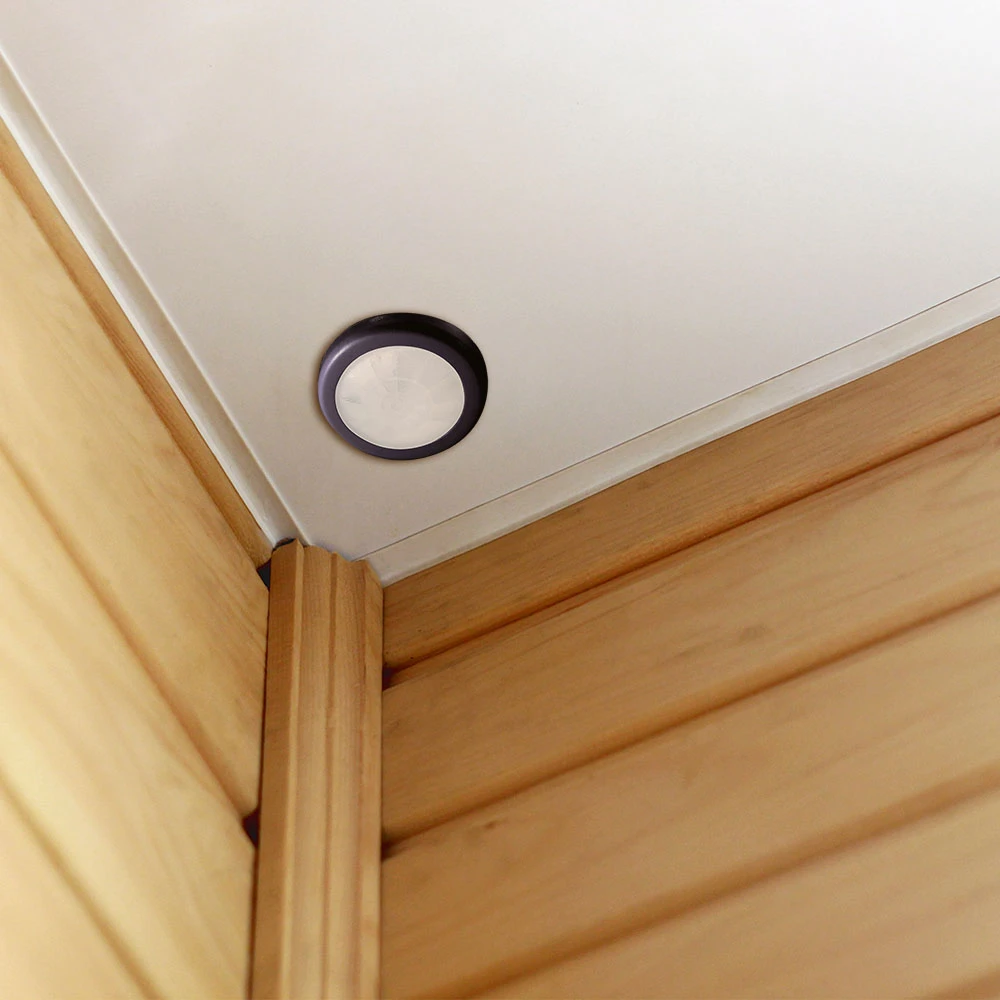 PIR loftssensor Ø4cm til indbygning, 360°, Sensorer hos HomeNordic