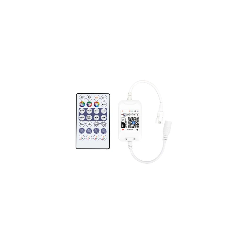 RGBIC WiFi kontroller med fjernbetjening, LED-strips hos HomeNordic