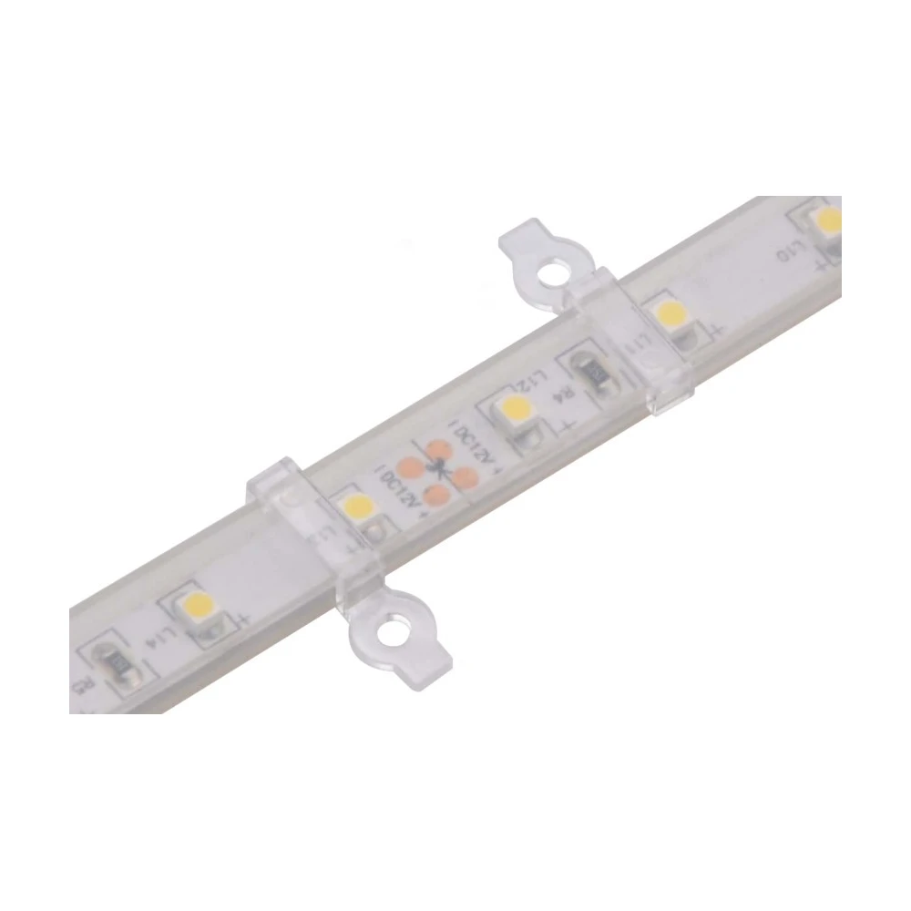 20 stk. klare monteringsklips til LED strip, LED-strips hos HomeNordic