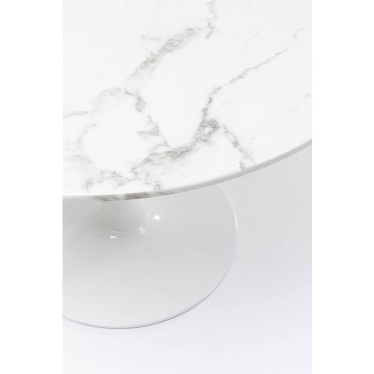 KARE DESIGN Veneto Marble White spisebord, rund, produktbillede 2 af 6, Spiseborde hos HomeNordic