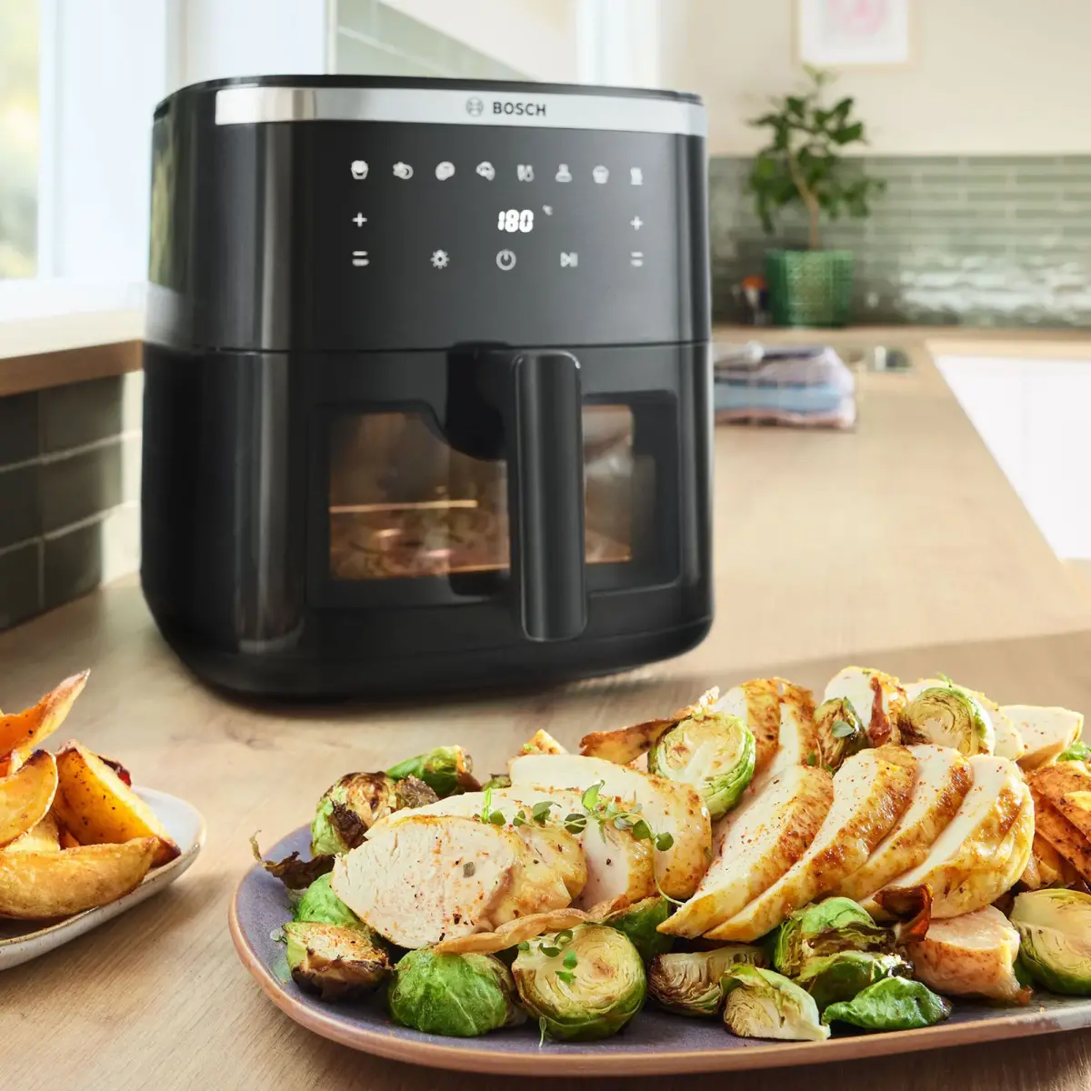 Serie 6 airfryer 7,2 liter, sort, produktbillede 2 af 8, Airfryers hos HomeNordic