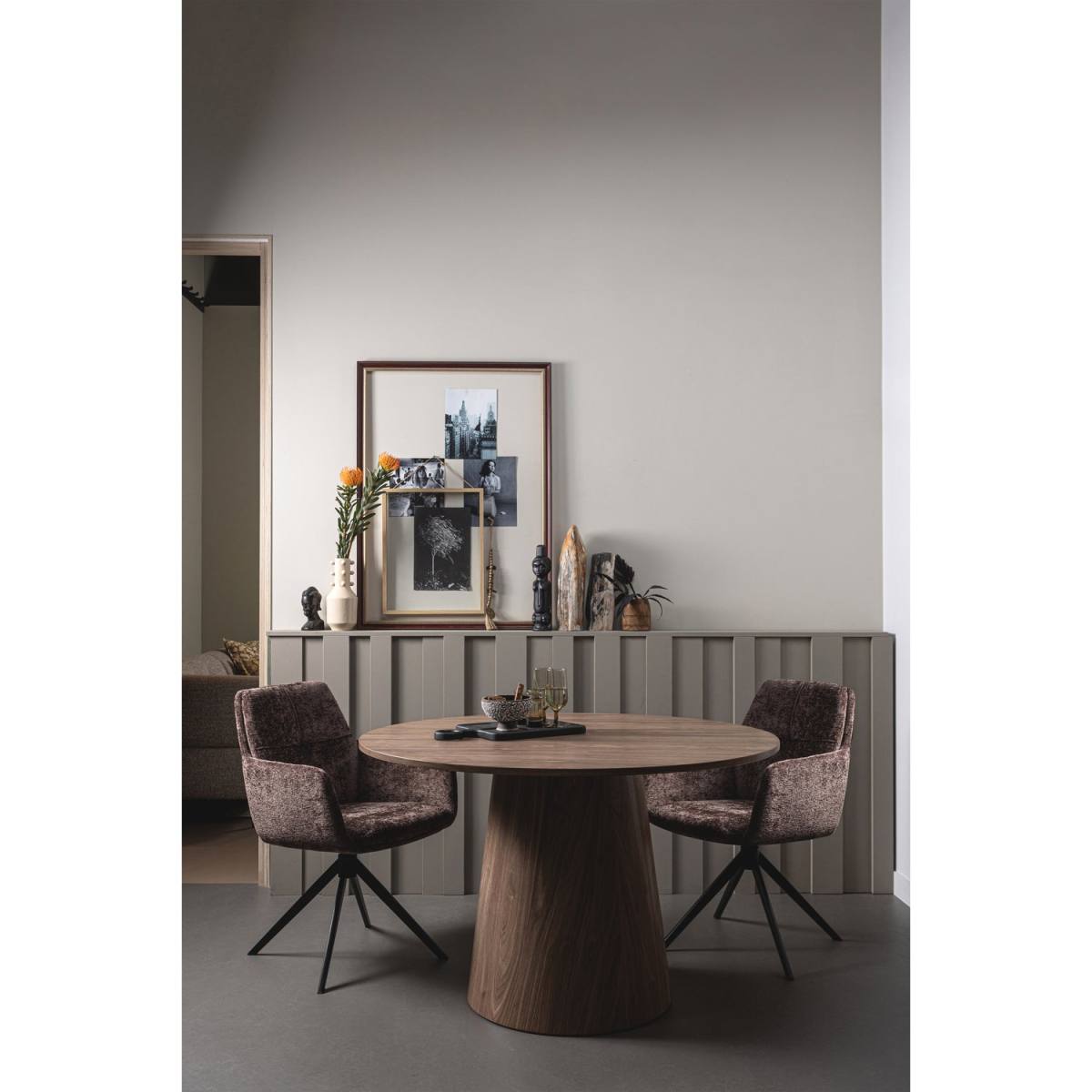 WOOOD Mann spisebord, rund, produktbillede 2 af 2, Spiseborde hos HomeNordic