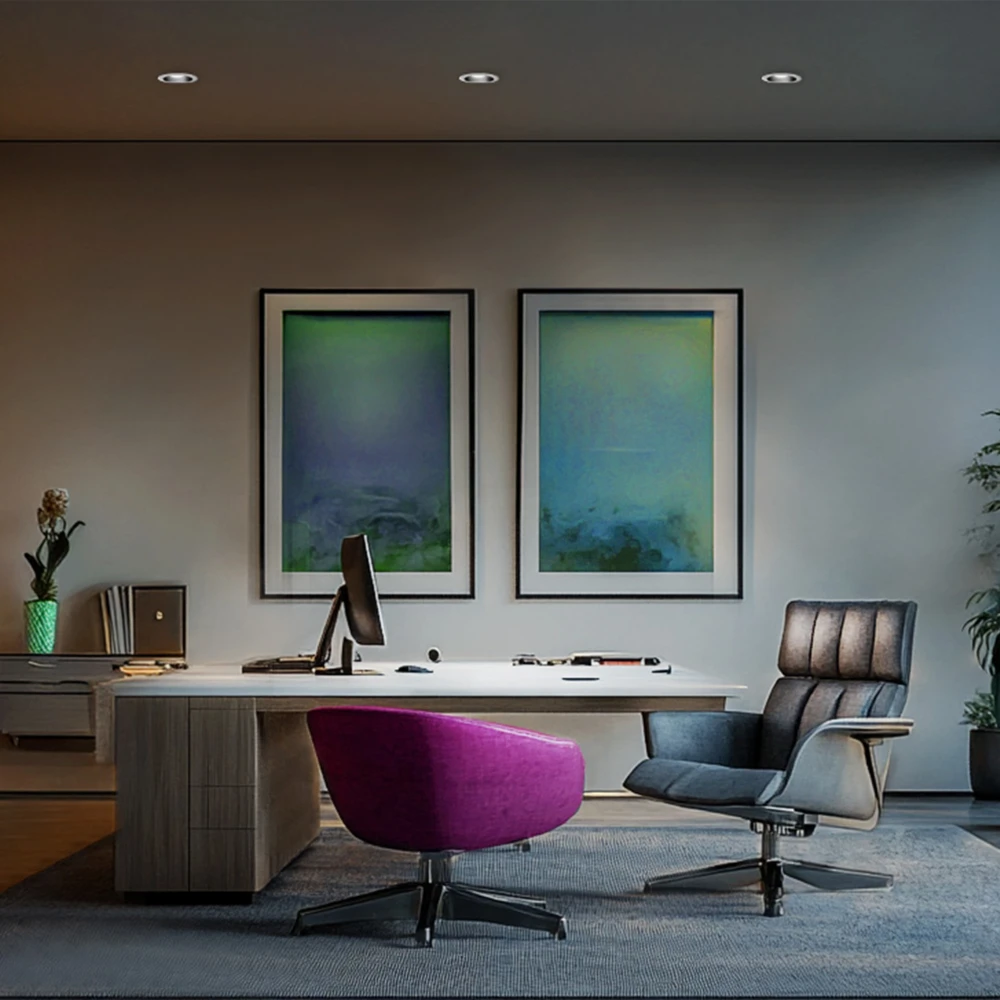 Fiale Core Anti-Glare GU10 indbygningsspot, Spots hos HomeNordic