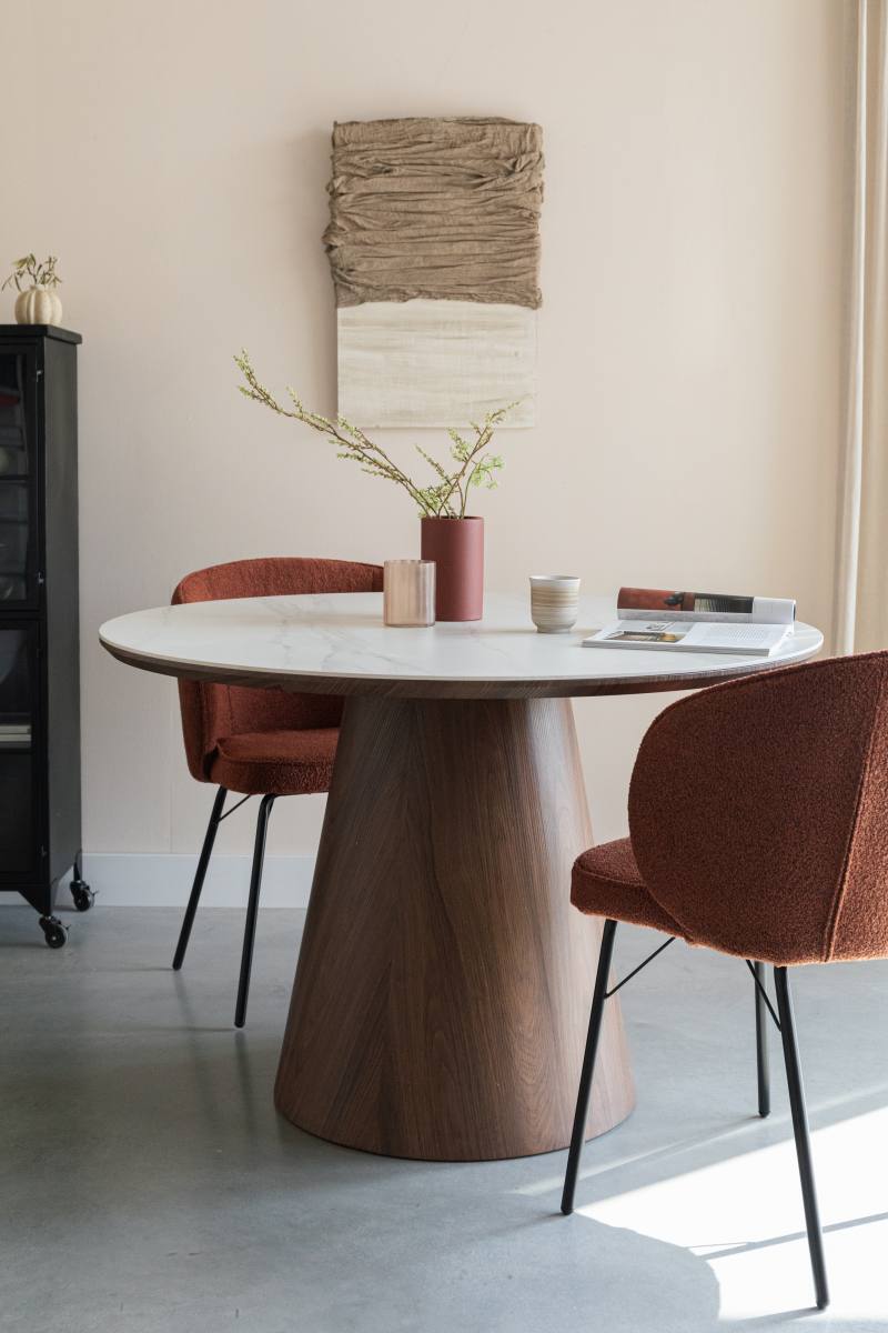 WHITE LABEL LIVING Almira spisebord, rund, produktbillede 7 af 7, Spiseborde hos HomeNordic
