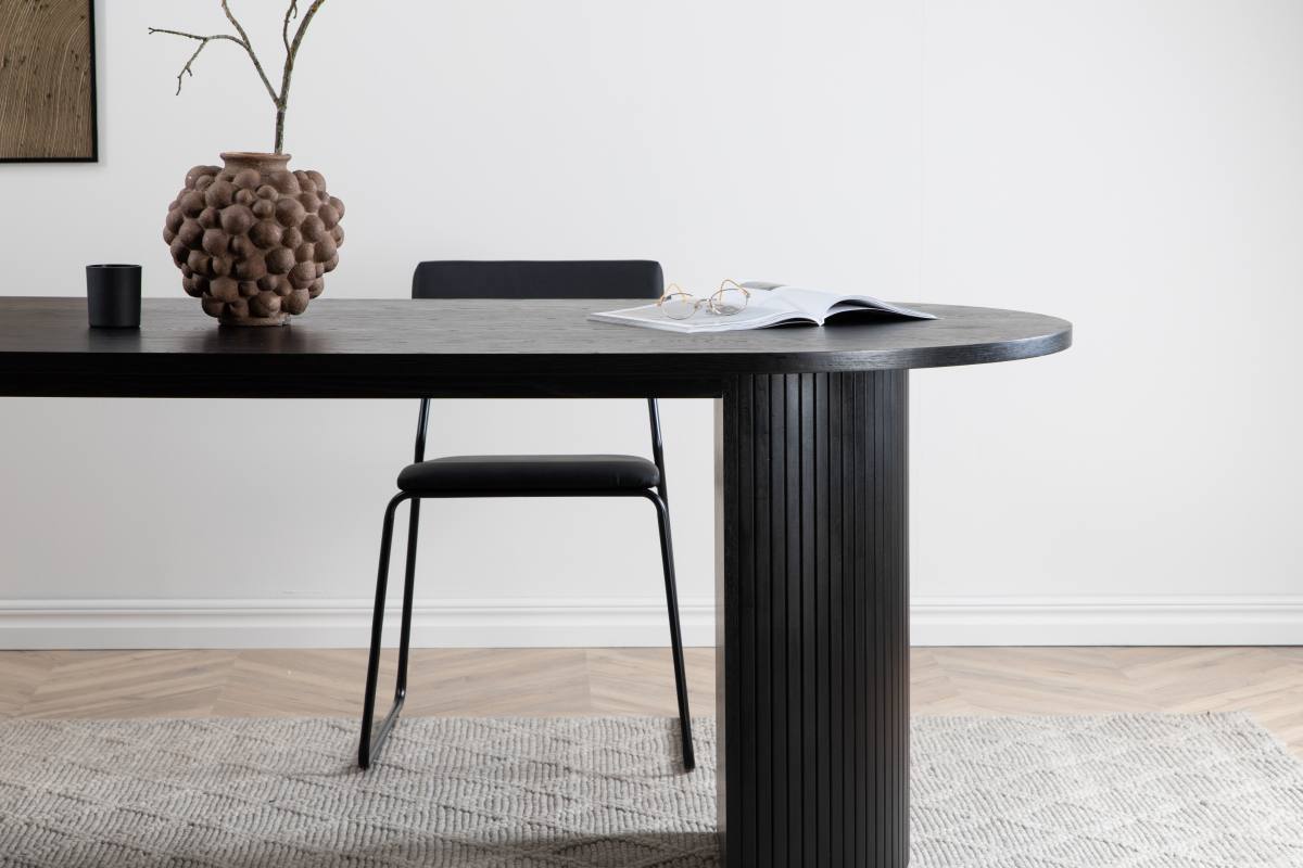 VENTURE DESIGN Bianca spisebord, oval, produktbillede 13 af 14, Spiseborde hos HomeNordic