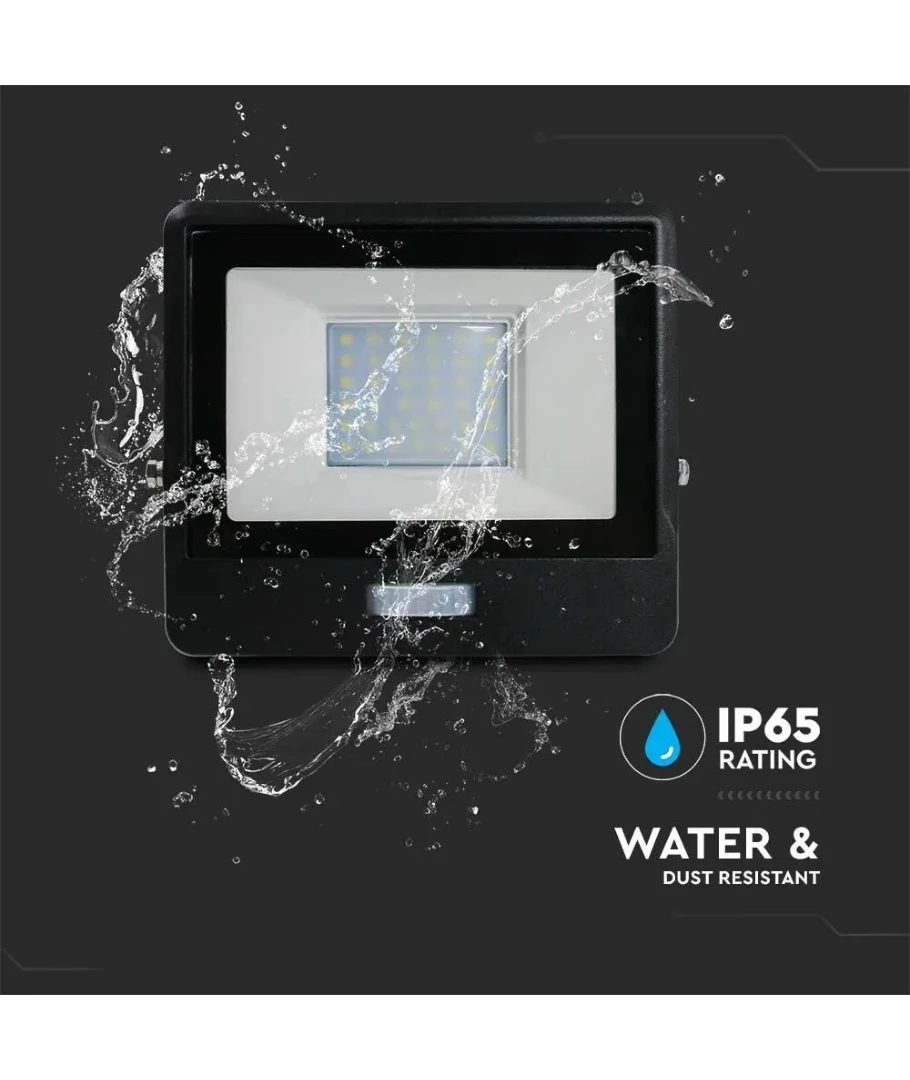 30W LED sensor projektør, produktbillede 21 af 22, Projektører hos HomeNordic