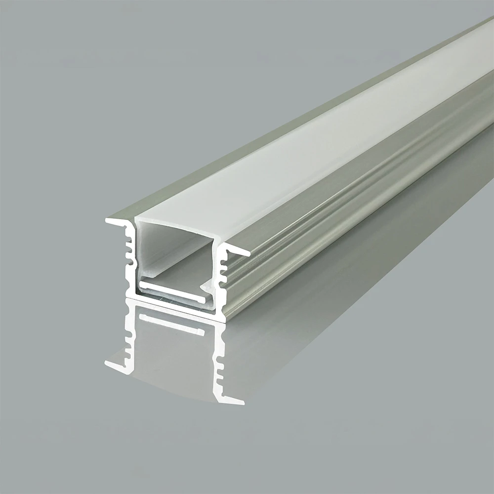 2m indbygningsprofil, aluminium, LED-strips hos HomeNordic