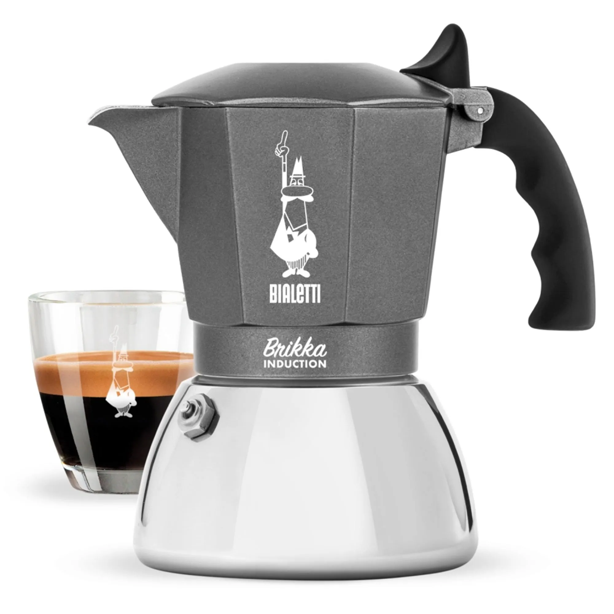Brikka mokkabrygger til induktion 4 kopper, produktbillede 2 af 3, Kaffemaskiner hos HomeNordic