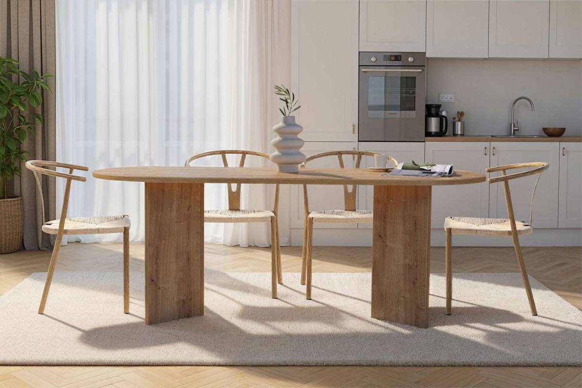 NORDVÄRK Sable spisebord, oval, produktbillede 9 af 10, Spiseborde hos HomeNordic