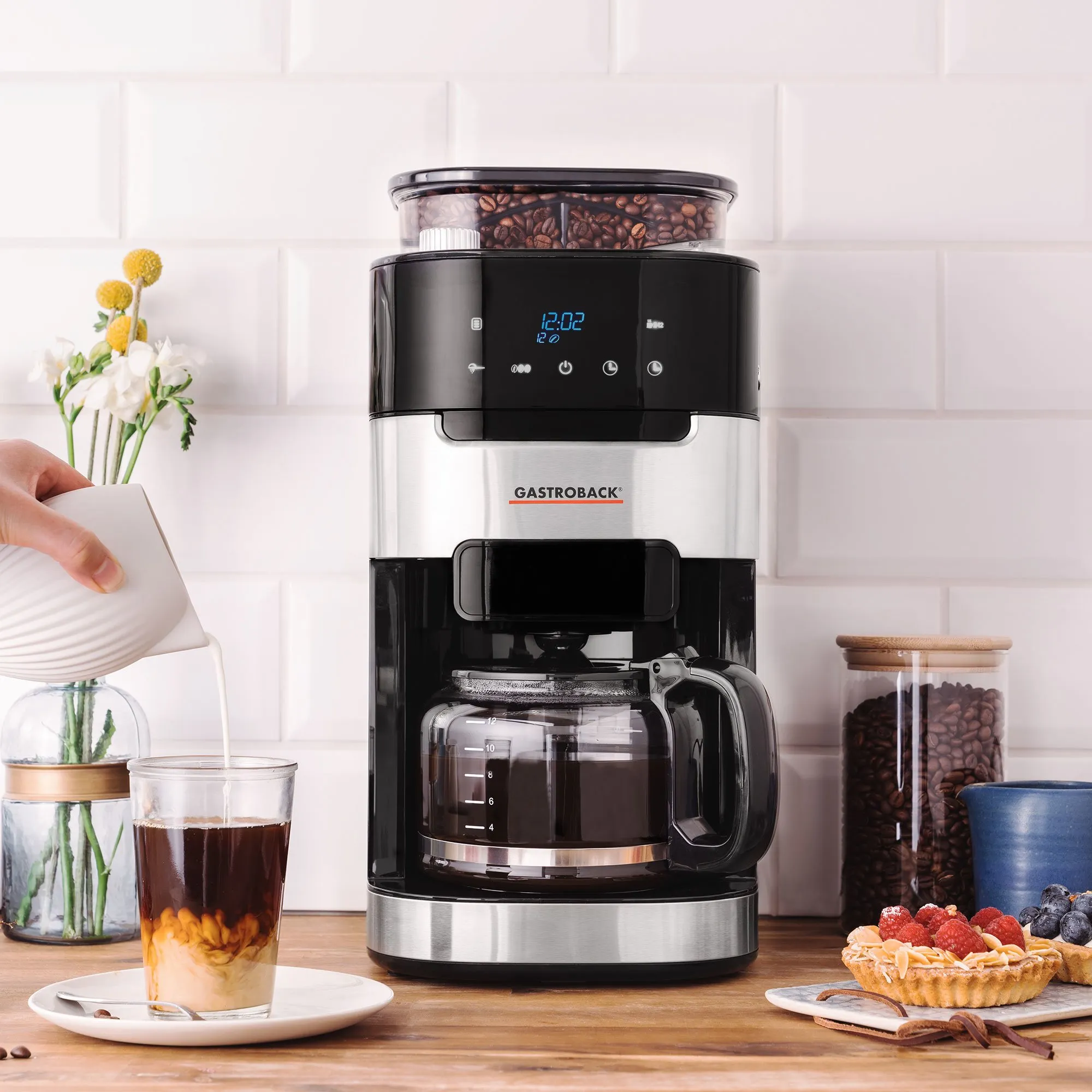 Grind & Brew Pro kaffemaskine med integreret kværn, produktbillede 7 af 7, Kaffemaskiner hos HomeNordic
