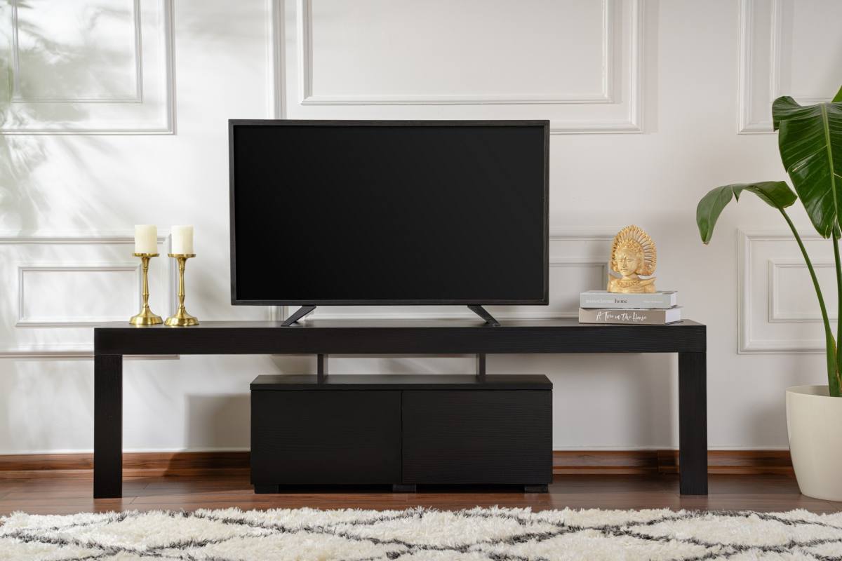 NORDVÄRK Enclave TV-bord, m. 2 låger og 3 åbne rum, produktbillede 3 af 7, TV-borde hos HomeNordic