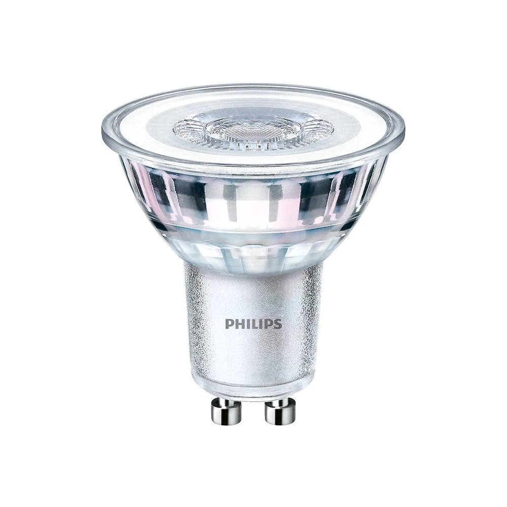 Philips Classic GU10 LED På 4W i 2700K, 345Lm, Dæmpbar, Pærer hos HomeNordic